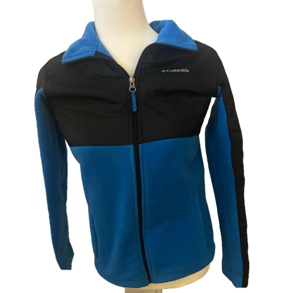 Columbia Black and Blue Fleece Jacket